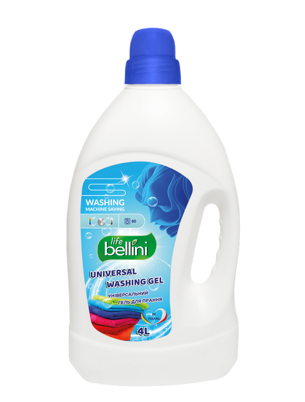 Гель для прання універсальний BELLINI LIFE, морський бриз, 4л